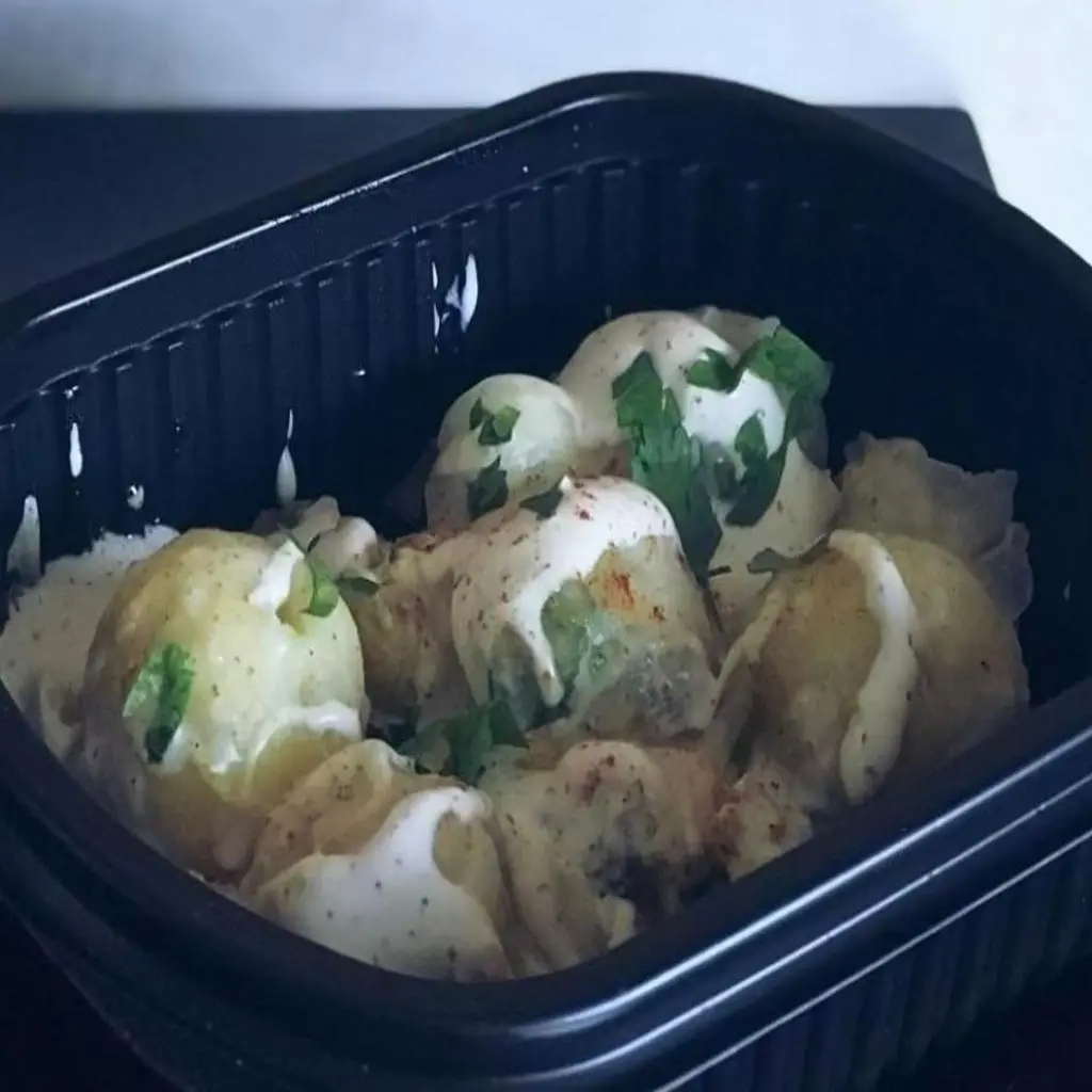 Potato Balls With Chicken